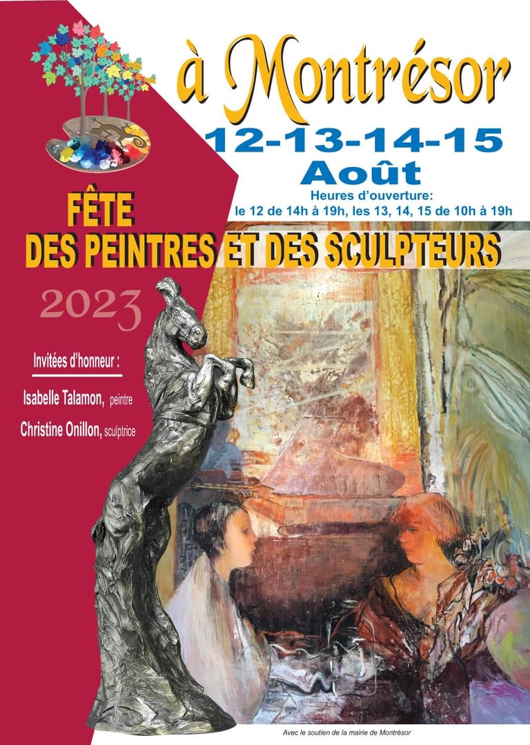Fête des peintres et des sculpteurs Montrésor 2023