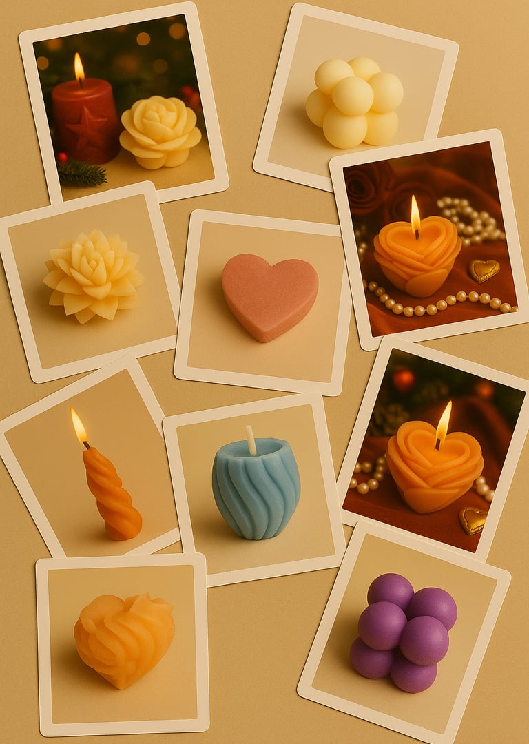 Handcrafted natural beeswax scented candle by Fragrant Flame by Briana