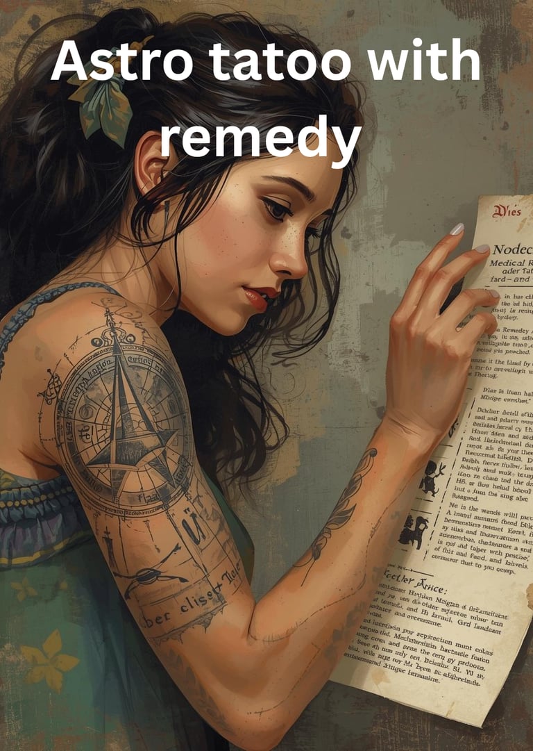 Astro Tattoo With Remedy report process — astrology analysis, symbol suggestions, and remedies