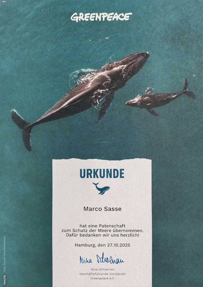 Greenpeace Patenschaft der Meere