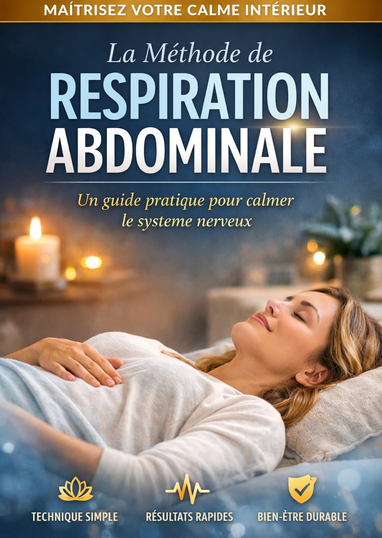 Découvrez comment la respiration abdominale aide à calmer le système nerveux, réduire le stress et a