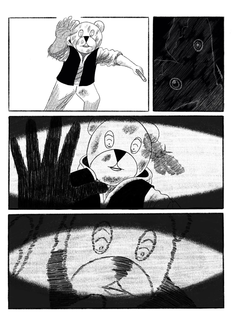 a comic strip strip strip art work