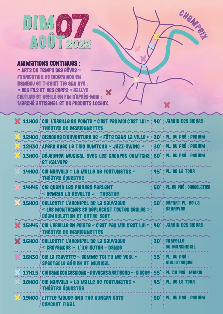 Flyer Fête dans la Ville 2022