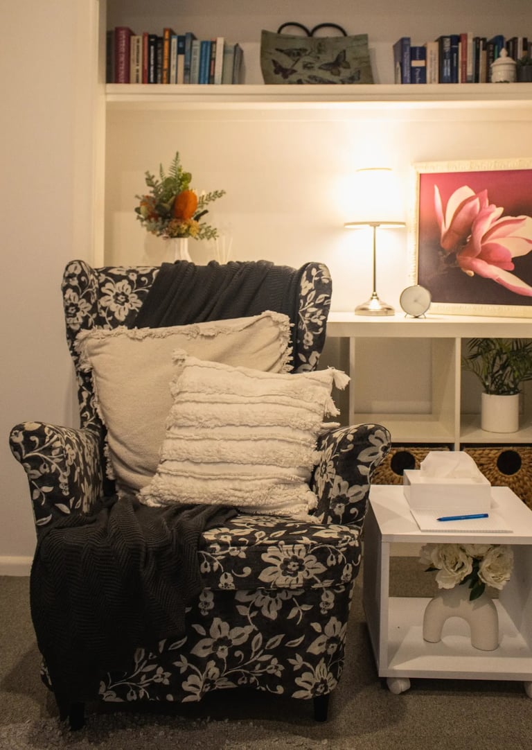 Photo of comfortable chair