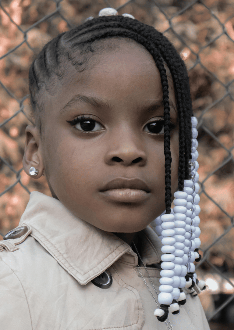 Kids Cornrows w/Beads