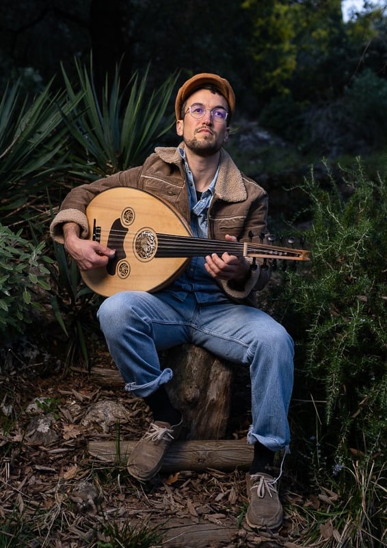 Portrait de MAWJ réalisé localement à Ganges, Hérault