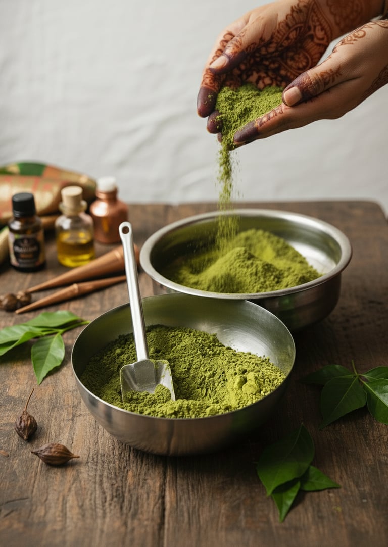 Artist-Quality Triple-Sifted Mehendi