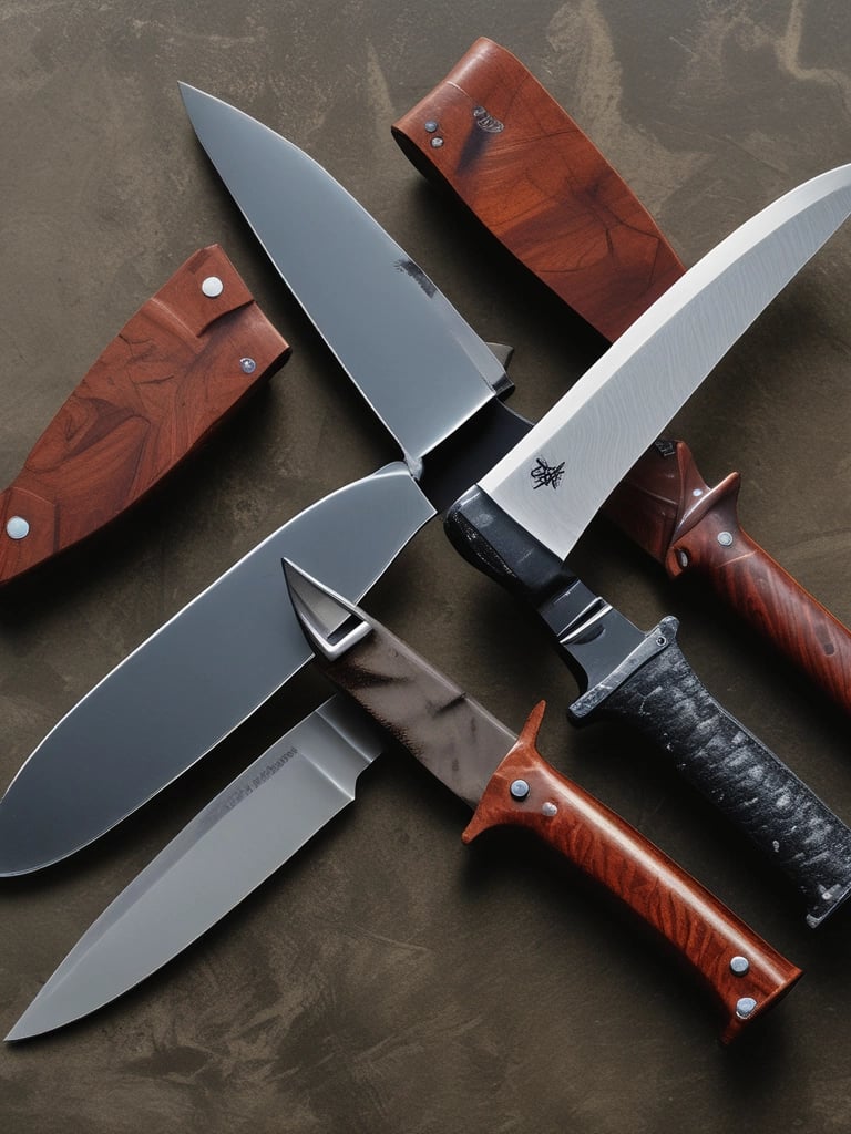 blue and white striped round textile