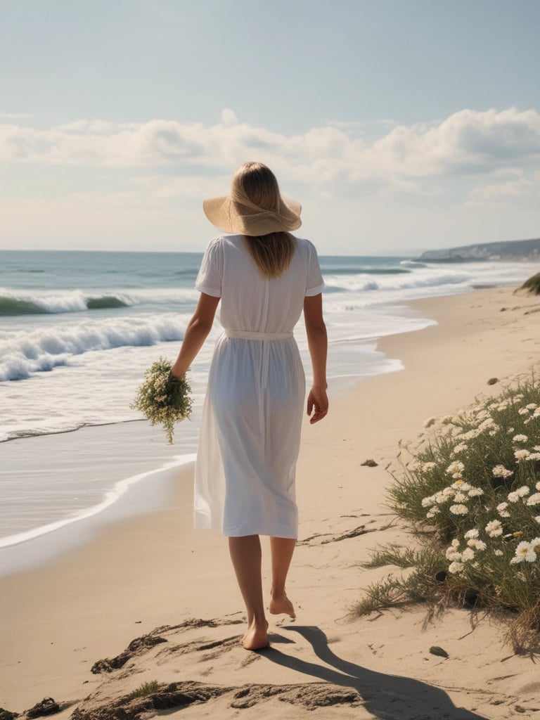 blue and white striped round textile