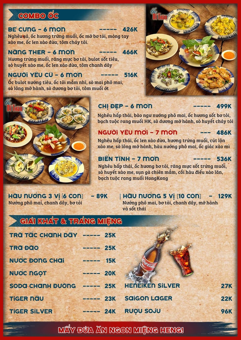Ốc Dì Toàn - Top 1 quán ốc ngon Sài Gòn