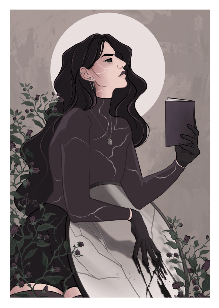 Character art for Lorne Atwater Blightshade by Alison Wright