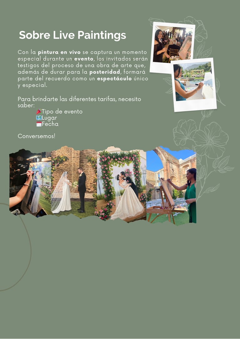 tarifas y planes de live painting en panama