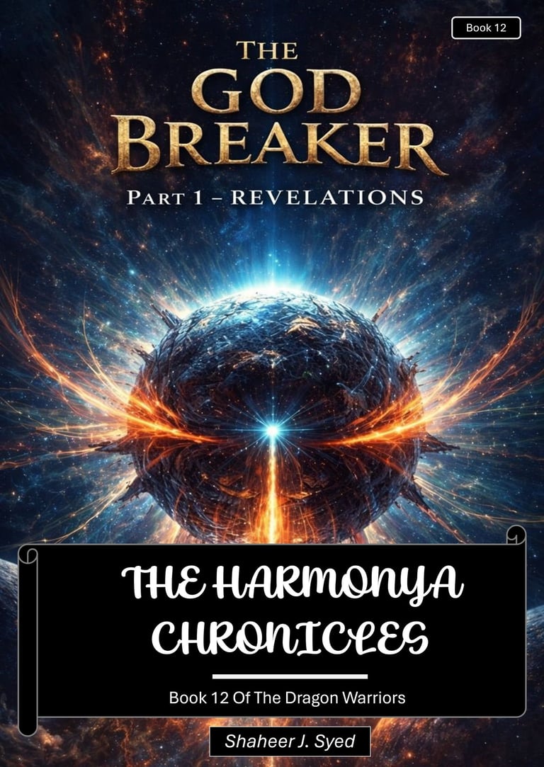 Book 12 Cover - Book 12 Of The Dragon Warriors The God Breaker Part 1