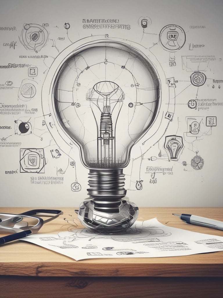 blue and white striped round textile