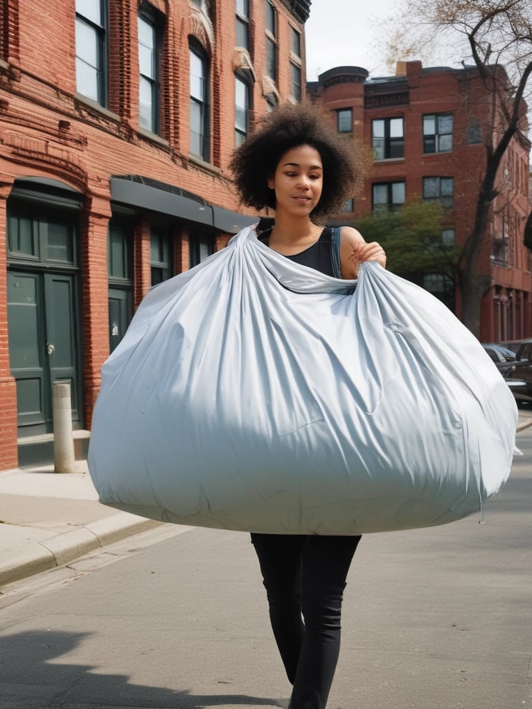 blue and white striped round textile