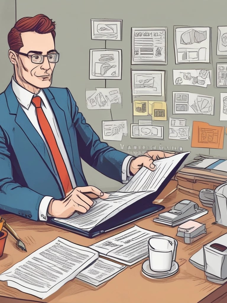 A group of tourists are gathered around a guide who is holding a brochure or map. The setting appears to be a historical or cultural site with ornate architecture in the background and an archway. The guide is wearing a hat and glasses, and the tourists are mostly wearing casual clothing and hats.