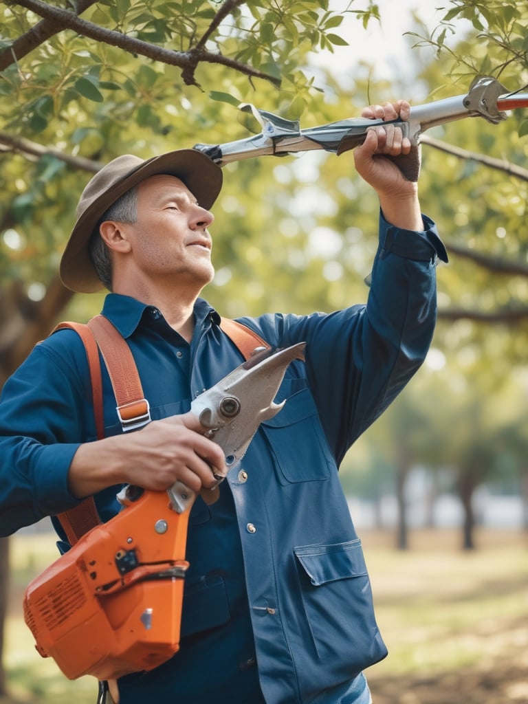 an old cabin in the woods surrounded by trees