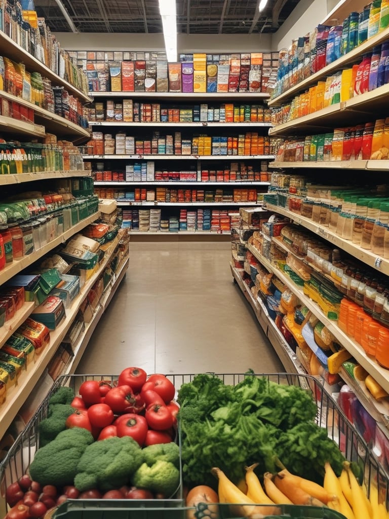 blue and white striped round textile