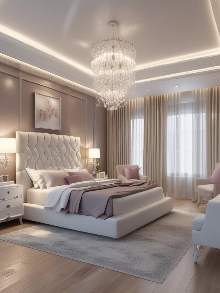 blue and white striped round textile