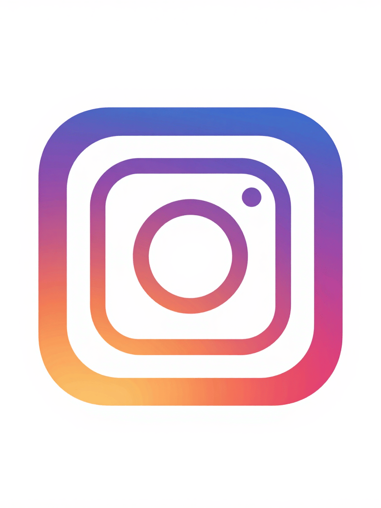 A colorful icon of a popular social media platform button