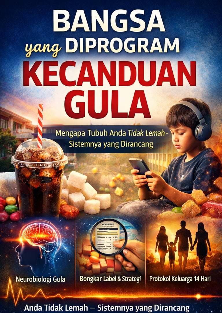 Bongkar kecanduan gula & minuman manis. Pahami insulin, inflamasi, dan protokol 14 hari untuk energi