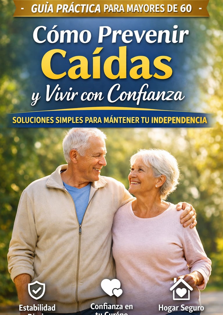 Cómo prevenir caídas después de los 60 sin miedo. Guía práctica para mejorar la estabilidad, moverse