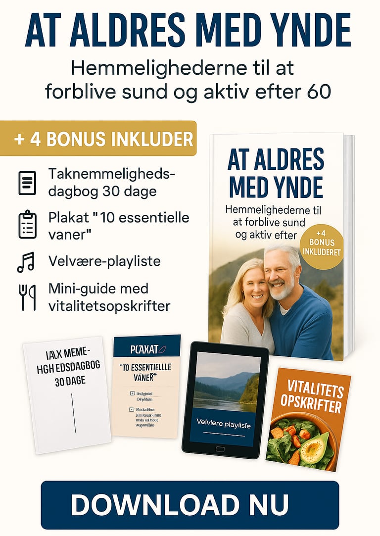 “At Aldres med Ynde Hemmelighederne til at Forblive Sund og Aktiv Efter 60”