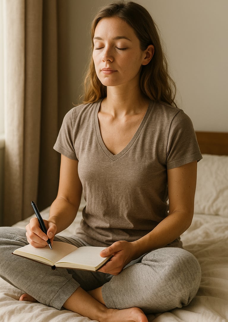 30-day mindfulness program + printable journal. Learn body scan, counting breath & daily routines to