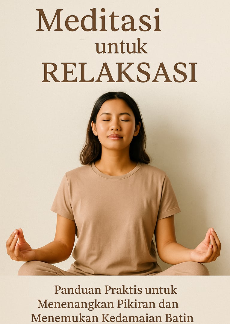 Panduan meditasi lengkap dalam Bahasa Indonesia: teknik relaksasi, chakra, yoga, dan mindfulness unt