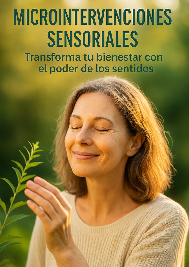 Guía práctica de microintervenciones sensoriales: tacto, sonido, colores, aromas, degustación y prop