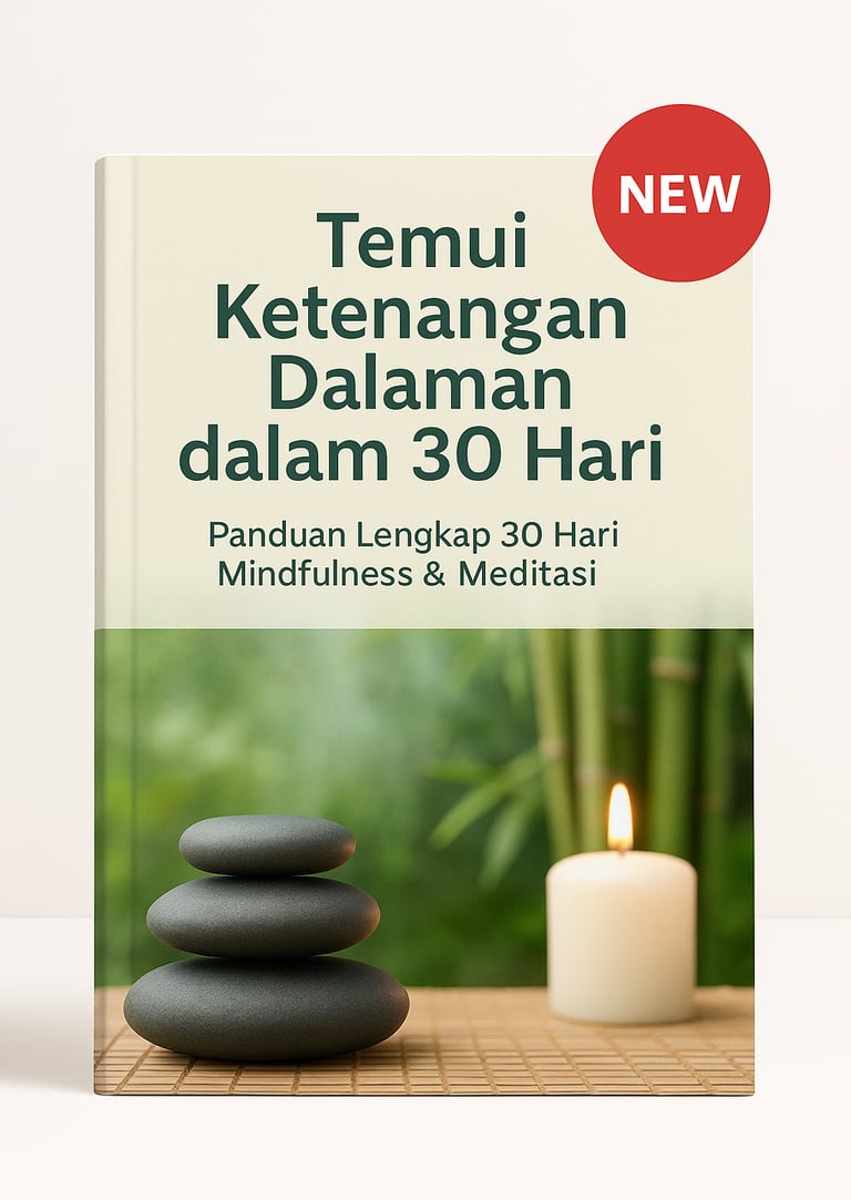 “Ebook 30 hari untuk ketenangan minda – teknik mindfulness, meditasi, relaksasi & fokus untuk gaya h