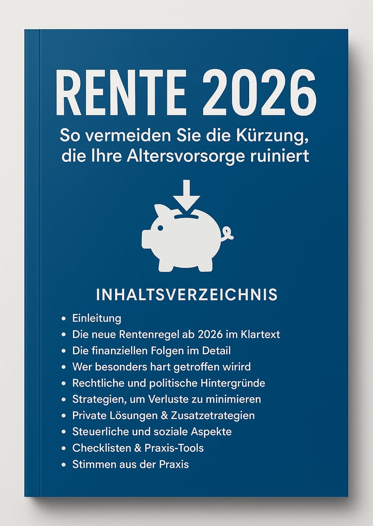 Rente 2026: So vermeiden Sie die Kürzung, die Ihre Altersvorsorge ruiniert