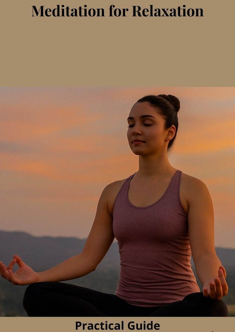 Learn meditation for deep relaxation with techniques, postures, visualization, chakras, yoga & walki