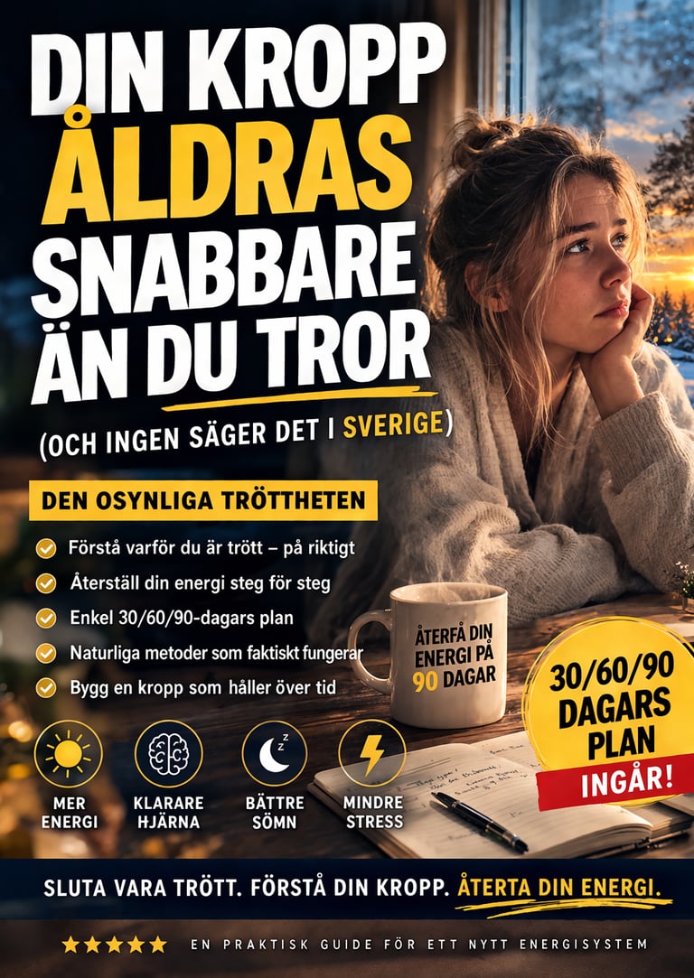 Varför är du alltid trött trots ett hälsosamt liv? Upptäck orsakerna och hur du återfår din energi p