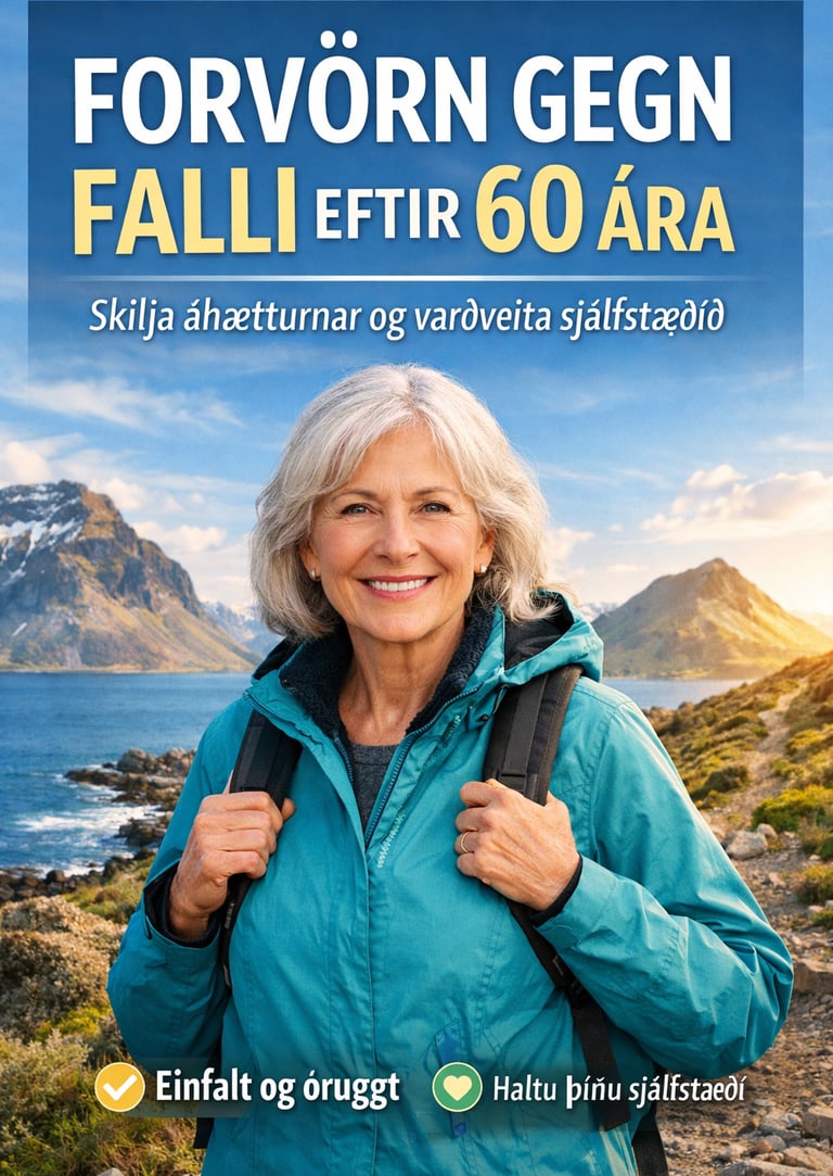 Forvörn gegn falli eftir 60 ára Skilja raunverulega áhættu – aðlaga sig af skynsemi – varðveita sjál