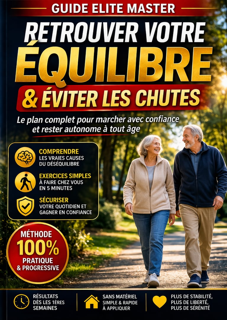 Après 60 ans, la perte d’équilibre peut annoncer une chute. Découvrez les signes à ne jamais ignorer