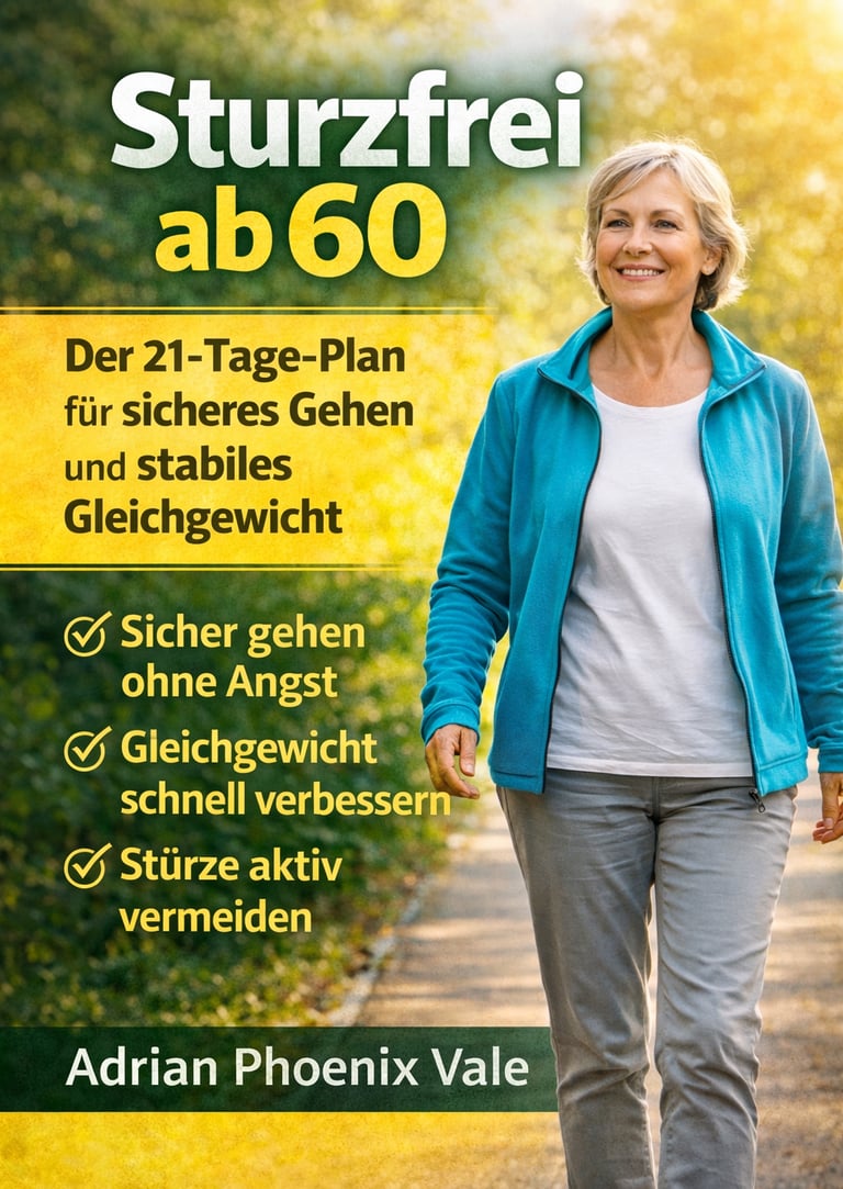 Sturzfrei ab 60: 21-Tage-Plan für mehr Gleichgewicht, Sicherheit und stabiles Gehen im Alltag. Jetzt