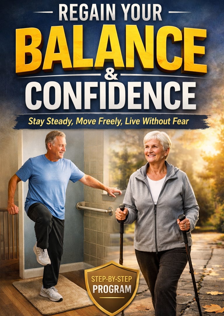 Feel less steady after 60? Discover a simple home-based plan to improve balance, prevent falls, and 