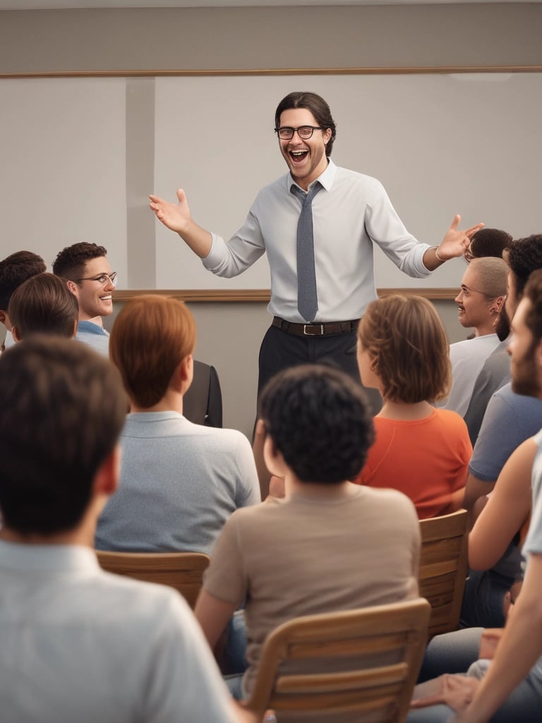 blue and white striped round textile