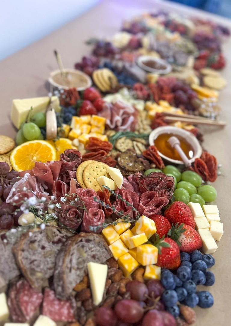 Meets, Cheeses, and Cracker Charcuterie