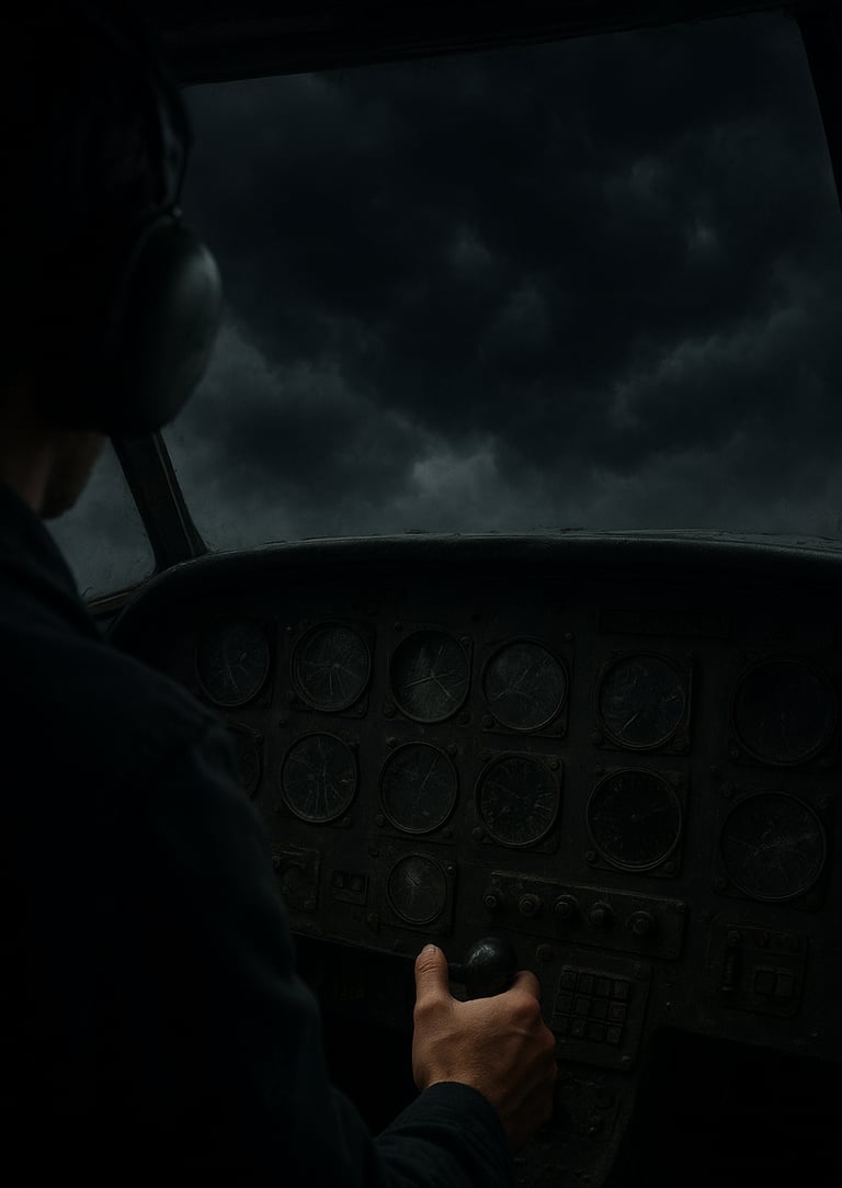 Painel-controle-avião-com-todos-instrumentos-desligadosquebrados