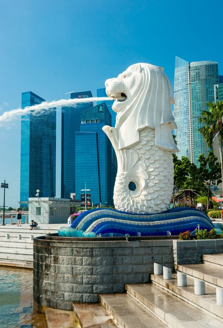 joshua tours singapore statue singapore trip the Merlion