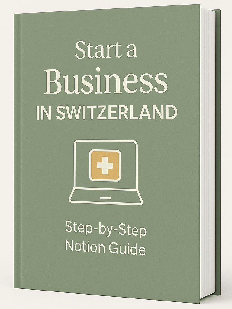 a book cover Start Your Business in Switzerland