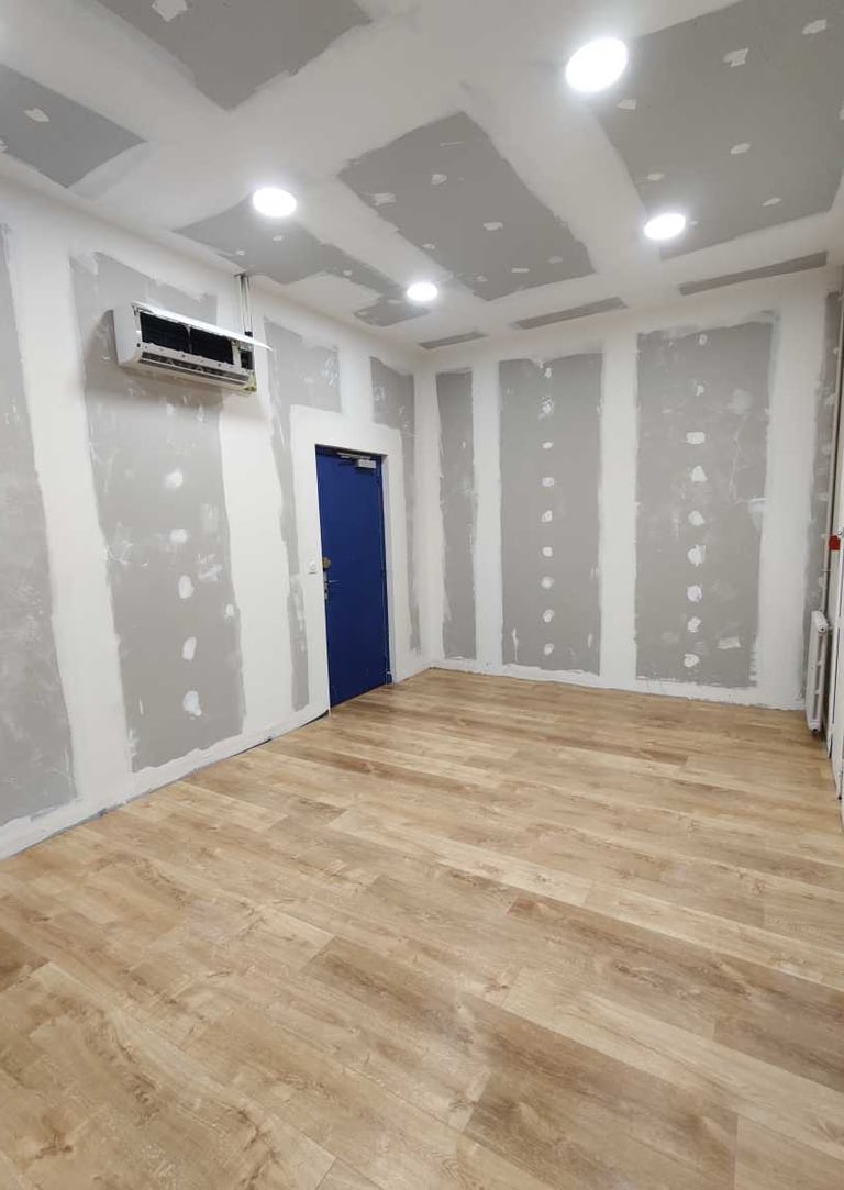 Intérieur en cours de rénovation