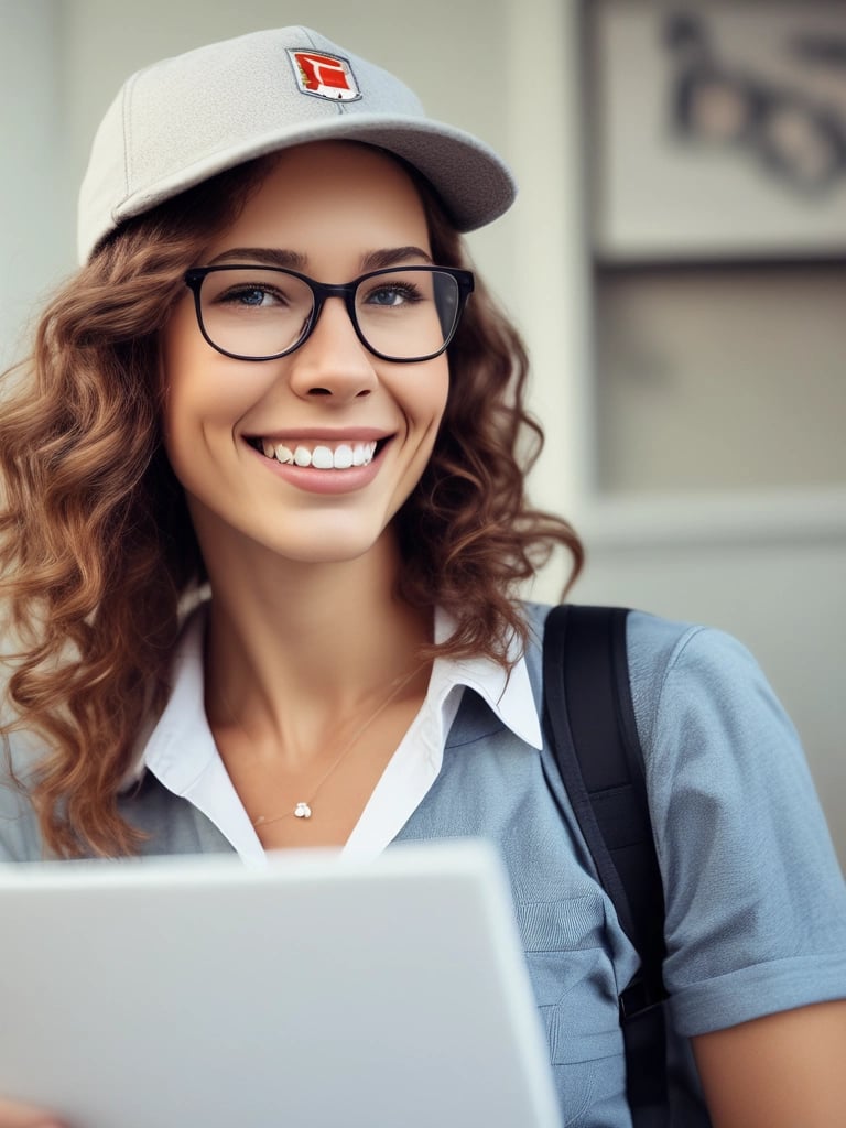 blue and white striped round textile