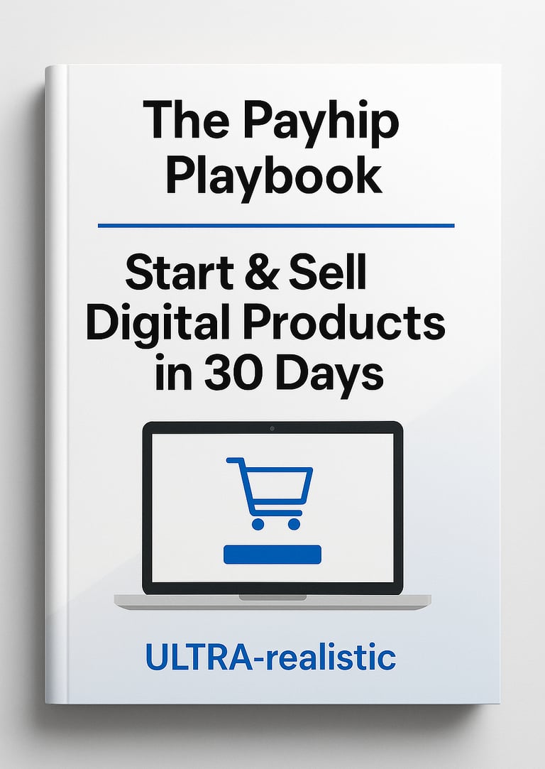 Launch & sell digital products worldwide in 30 days with The Payhip Playbook