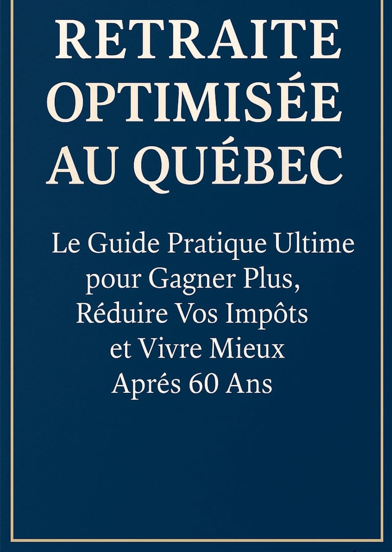  "Couverture du guide Retraite Optimisée au Québec pour augmenter ses revenus en 2025"
