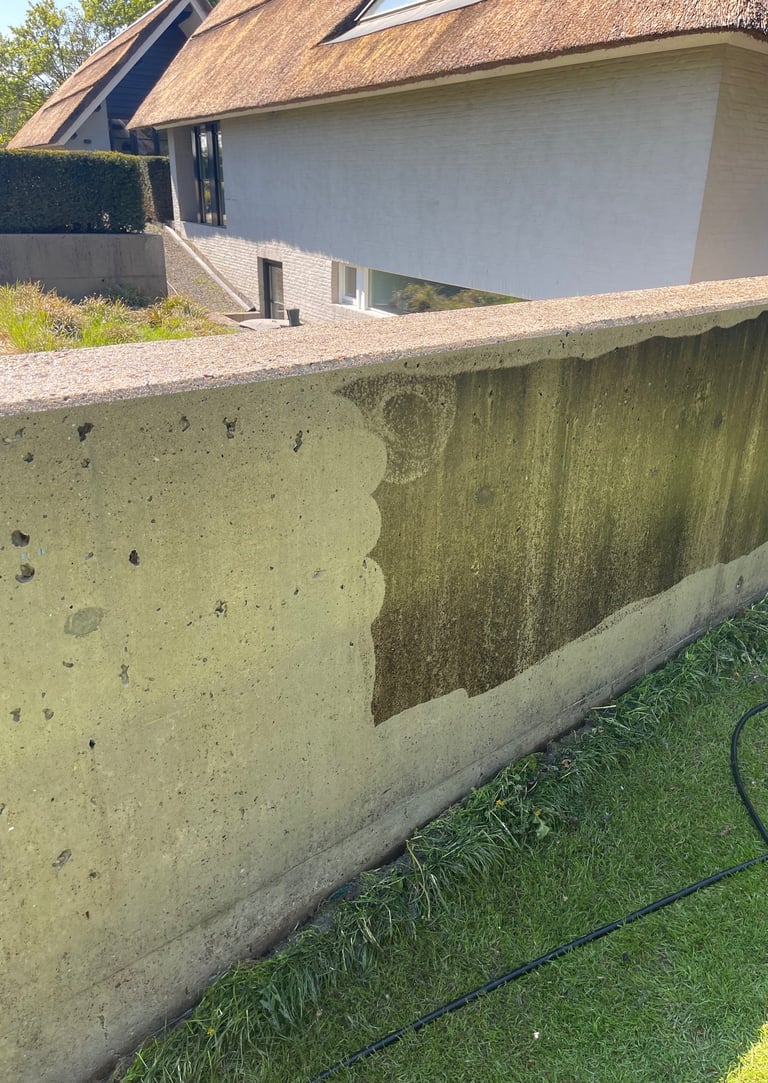 "Reinigen en impregneren van gevel door Senpro BV"