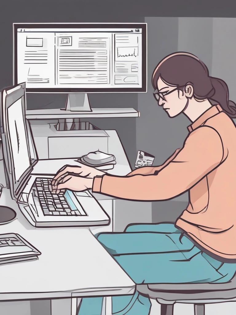 A clean workspace with a laptop and notebook on a wooden desk.