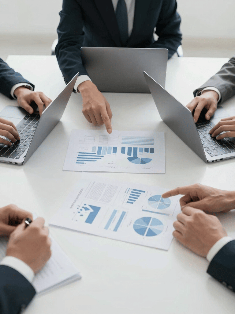 blue and white striped round textile